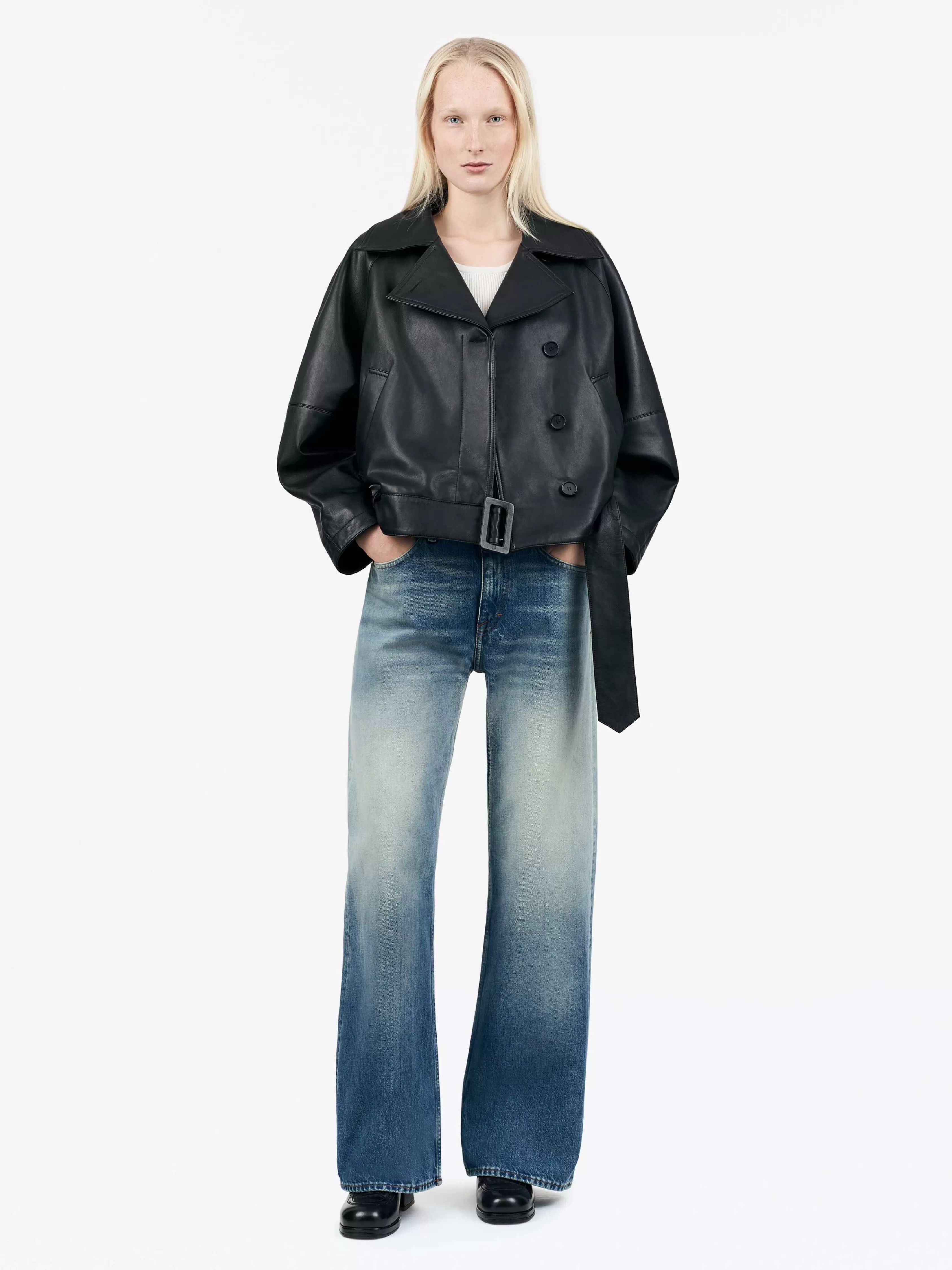 Best Sale Altes Leather Jacket The Spring Edit | Outerwear